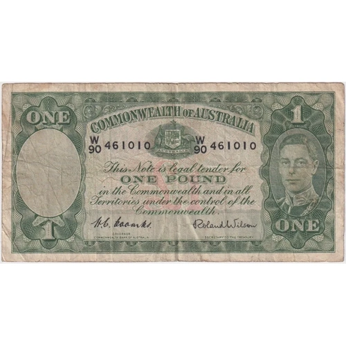 1952 One Pound Coombs/Wilson R32 Fine
