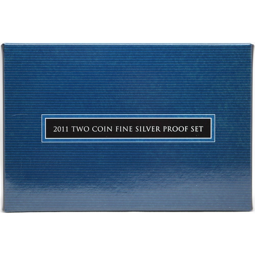 Australia 2011 2 Coin Fine Silver Proof Set