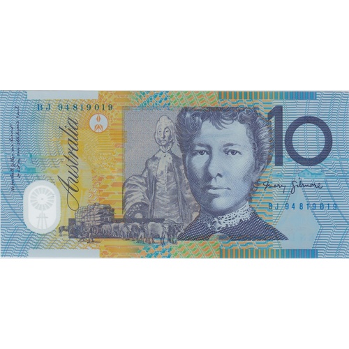 1994 $10 Note Fraser/Evans Grey Dobell R316bi Uncirculated