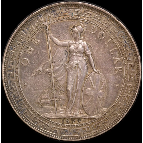 Great Britain 1899-B Silver Trade Dollar KM#25 Extremely Fine