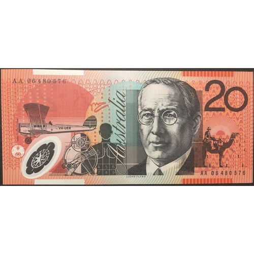 2006 $20 Note MacFarlane/Henry AA06 First Prefix R420dF Uncirculated