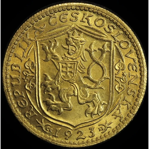Czechoslovakia 1923 Dukat KM# 8 Uncirculated
