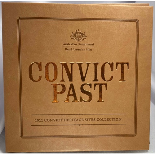 2011 Gold 5 Dollar 6 Coin Proof Set Convict Heritage Sites Collection
