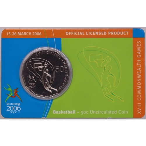 2006 50 Cent Unc Melbourne Commonwealth Games - Basketball