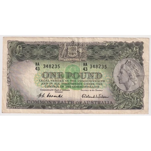 1953 One Pound Coombs/Wilson R33 Very Fine