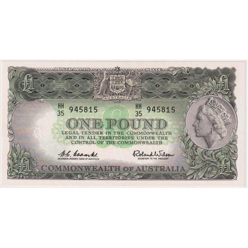 1961 One Pound Coombs/Wilson R34A Uncirculated