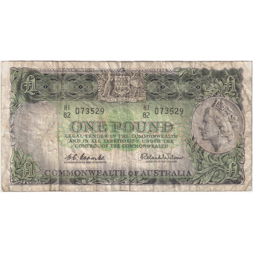 1961 One Pound Coombs/Wilson R34a Very Good