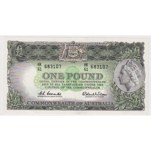 1961 One Pound Coombs/Wilson R34B about Unc