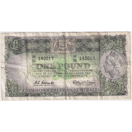 1961 One Pound Coombs/Wilson R34B Fine