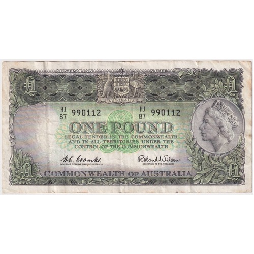 1961 One Pound Coombs/Wilson R34B Very Fine