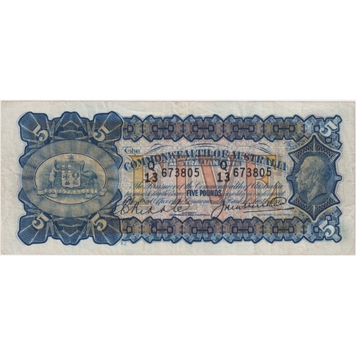 1928 Five Pound Riddle/Heathershaw R42 Extremely Fine