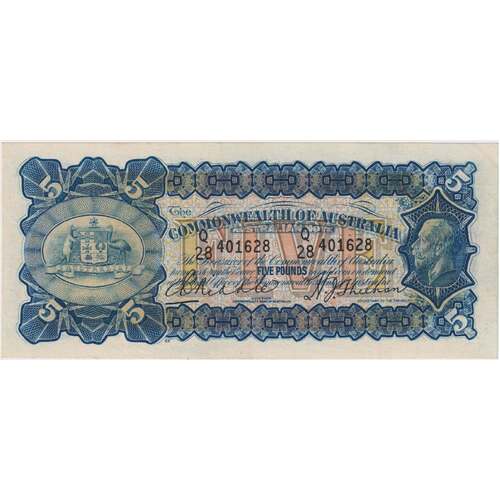 1932 Five Pound Riddle/Sheehan R43 about EF