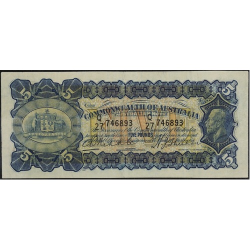 1932 Five Pound Riddle/Sheehan R43 PCGS VF25