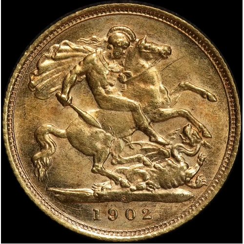 1902 Sydney Edward VII Half Sovereign good EF