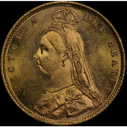 1893 Melbourne Jubilee Head Half Sovereign Choice Unc (PCGS MS63)