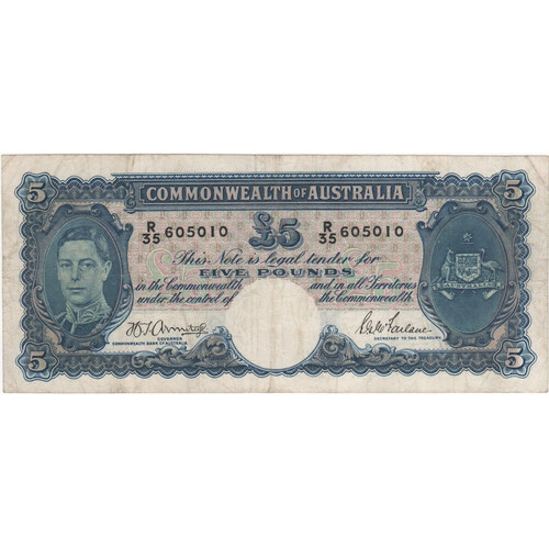 1942 Five Pound Armitage/McFarlane R46 Fine