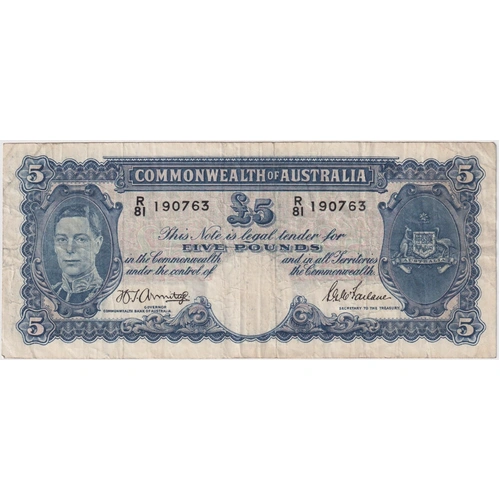 1942 Five Pound Armitage/McFarlane R46 Very Good