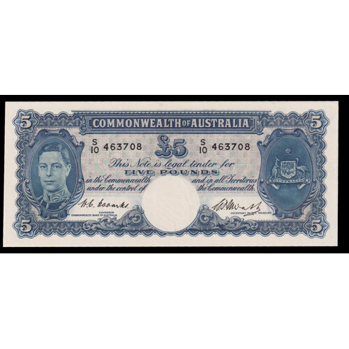 1949 Five Pound Coombs/Watt R47 about Unc