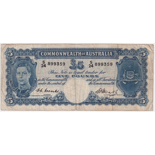 1949 Five Pound Coombs/Watt R47 Fine