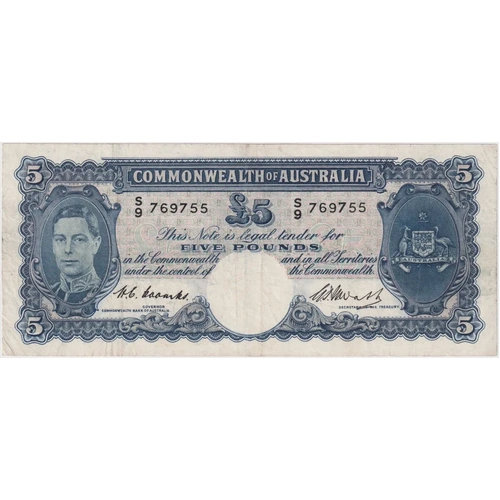 1949 Five Pound Coombs/Watt R47 Fine