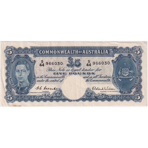 1952 Five Pound Coombs/Wilson R48 about EF