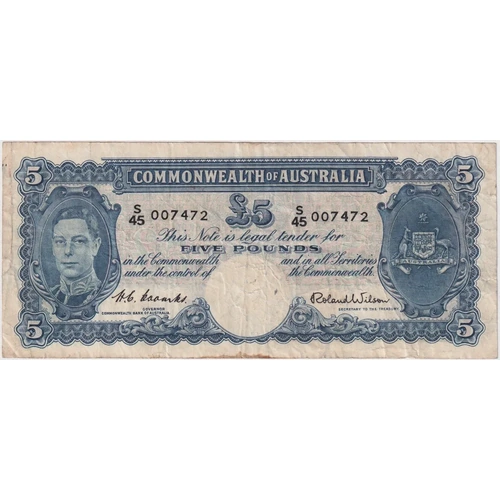 1952 Five Pound Coombs/Wilson R48 Fine