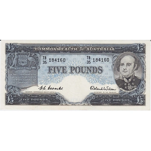 1954 Five Pound Coombs/Wilson R49 Extremely Fine