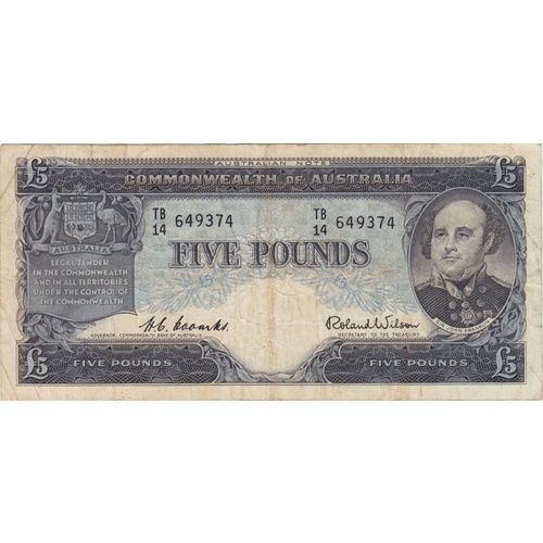 1954 Five Pound Coombs/Wilson R49 Fine