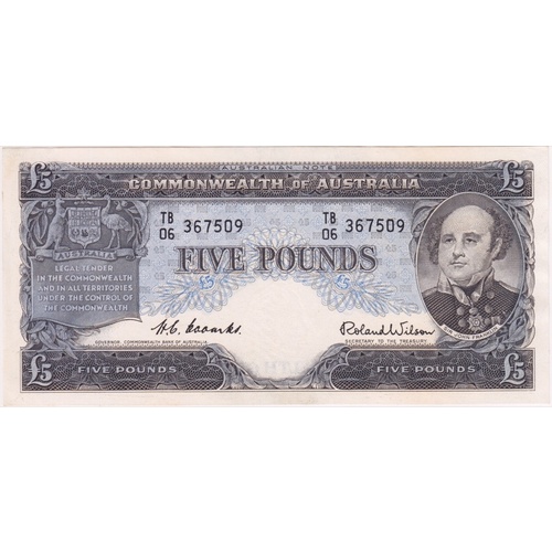 1954 Five Pound Coombs/Wilson R49 good EF