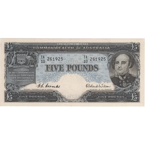 1954 Five Pound Coombs/Wilson R49 good VF