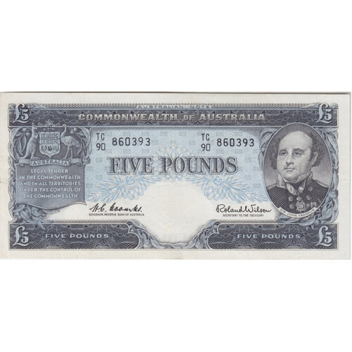 1960 Five Pound Coombs/Wilson R50 Extremely Fine