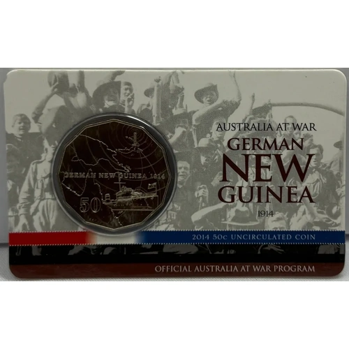 2014 50 Cent Uncirculated Coin Australia At War - German New Guinea