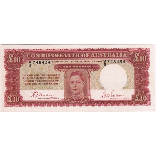 1940 Ten Pound Sheehan/McFarlane R58 about VF