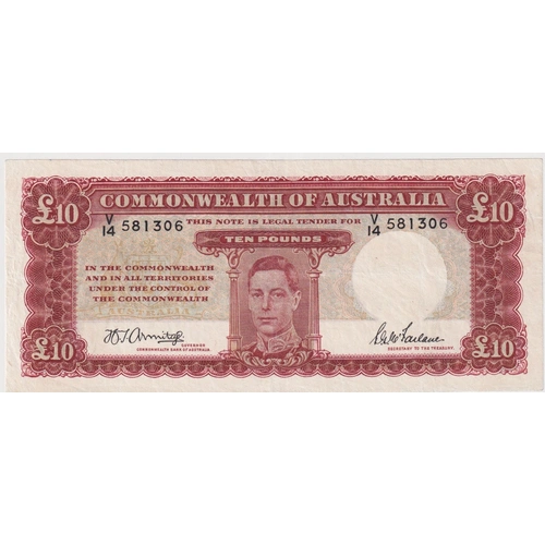 1943 Ten Pound Armitage/McFarlane R59 Very Fine