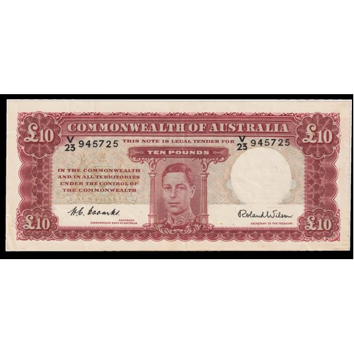 1952 Ten Pound Coombs/Wilson R61 good VF