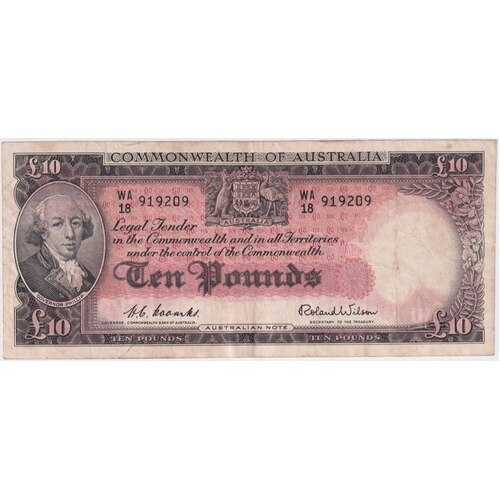 1954 Ten Pound Coombs/Wilson R62 good VF