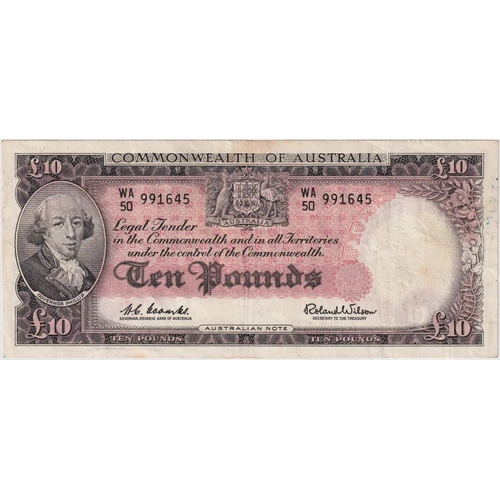 1960 Ten Pound Coombs/Wilson R63 good VF