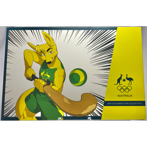 2020 Coloured Coin Collection Olympic Games Unleash the Spirit Hockey