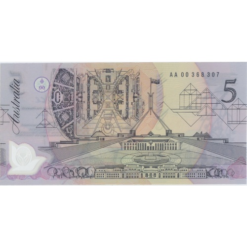 1992 $5 Note Fraser/Cole R214 Unc | Sterling & Currency