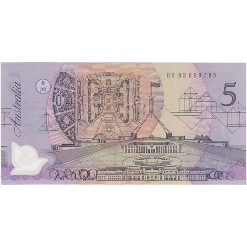 1993 $5 Note Fraser/Evans R216 Uncirculated