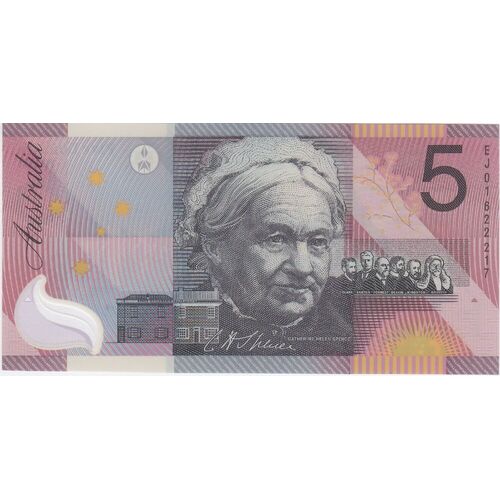 2001 $5 Note MacFarlane/Evans Federation R219 Uncirculated