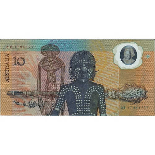 1988 $10 Note Bicentennial 1st issue Johnston/Fraser R310a Uncirculated