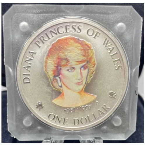 Cook Islands 1997 Silver 1oz Commemorative Coin Diana, Princess of Wales