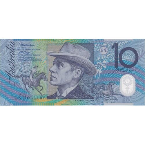 2002 $10 Note Macfarlane/Henry Standard Prefix R320a Uncirculated