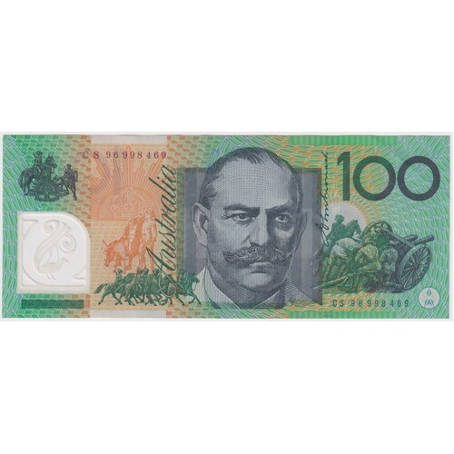 1996 $100 Test Note Fraser/Evans CS96 Last Prefix R616TL Extremely Fine