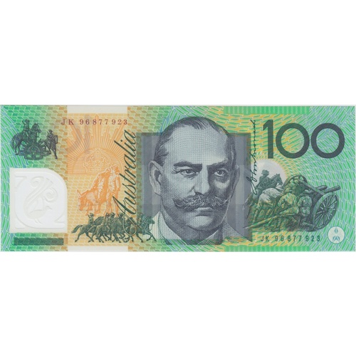 1996 $100 Note JK96 Last Prefix Fraser/Evans R616L Uncirculated