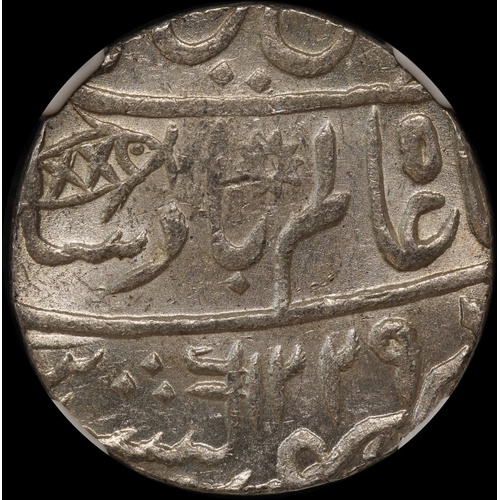 India (British EIC) Bengal 1749 Silver Rupee NGC MS63