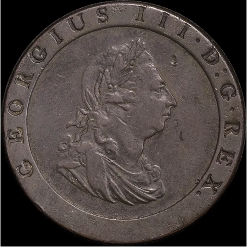 1797 Copper Cartwheel Penny George III S#3777 good VF