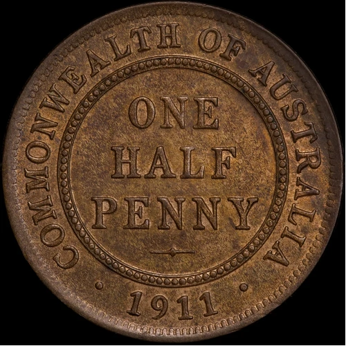 1911 Halfpenny Choice Unc