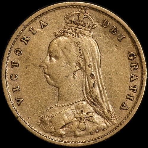 1893 Melbourne Jubilee Head Half Sovereign Very Fine